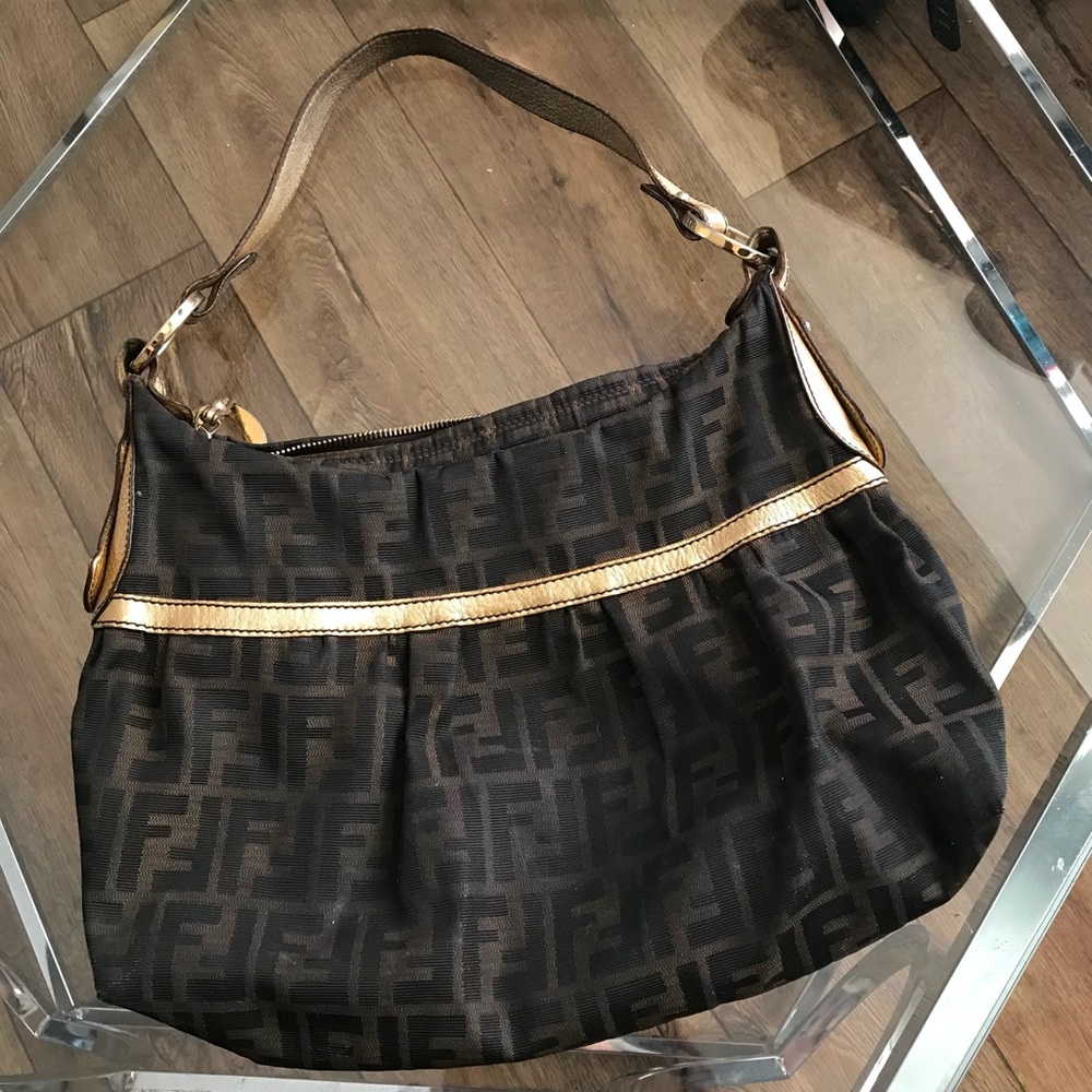 [SOLD] Authentic Fendi bag. Good condition- needs light dry cleaning. - Picture 2 of 5